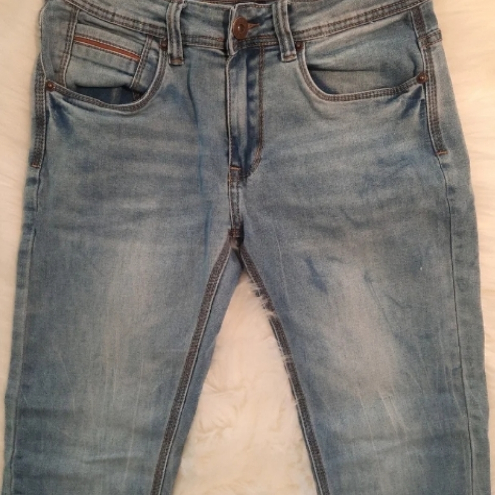 Mens jeans Size:28x30Brand: Free Planet Denim Straight Leg